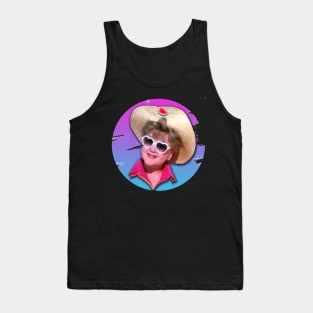 Jessica Fletcher- Retro Brush Paint Tank Top